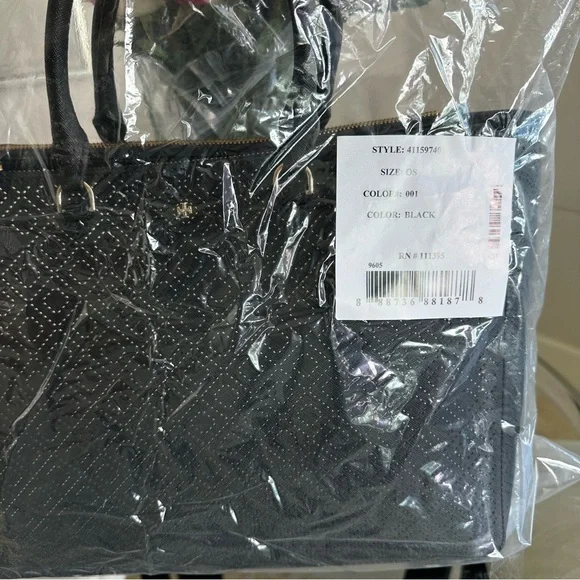 Tory Burch Robinson Perforated Convertible Satchel - Picture 10 of 11